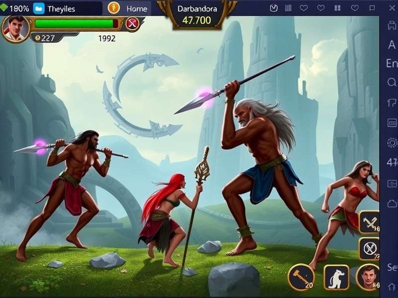 Dharbandora Warrior Clan Battle Scene